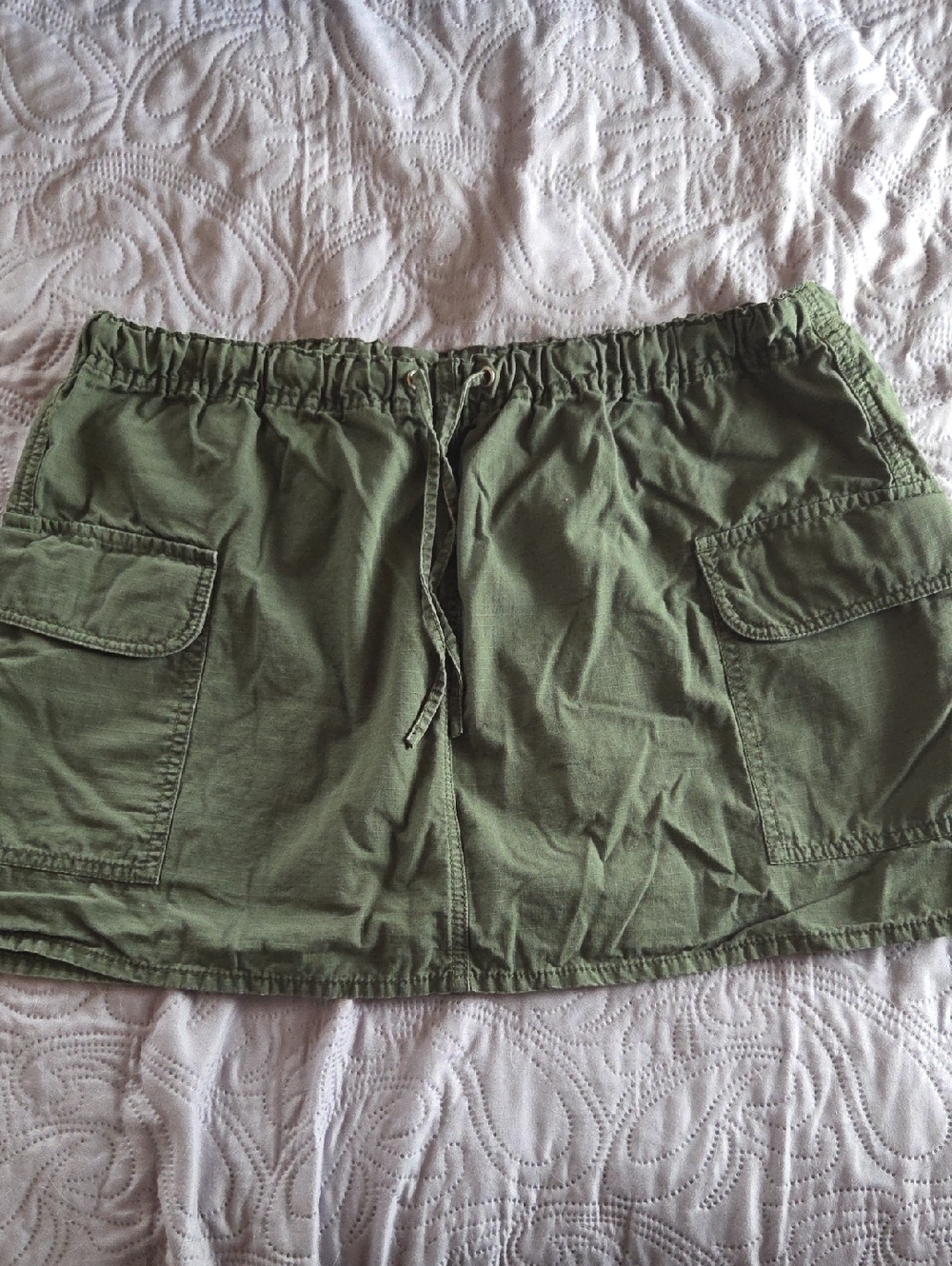 Cotton Cargo Skirt